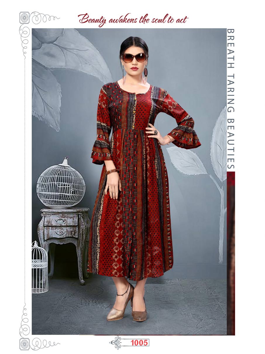 Gulaboo Vol-2 Watermelon Printed Wholesale Kurti Gulaboo Vol-2 Watermelon Printed Wholesale Kurti